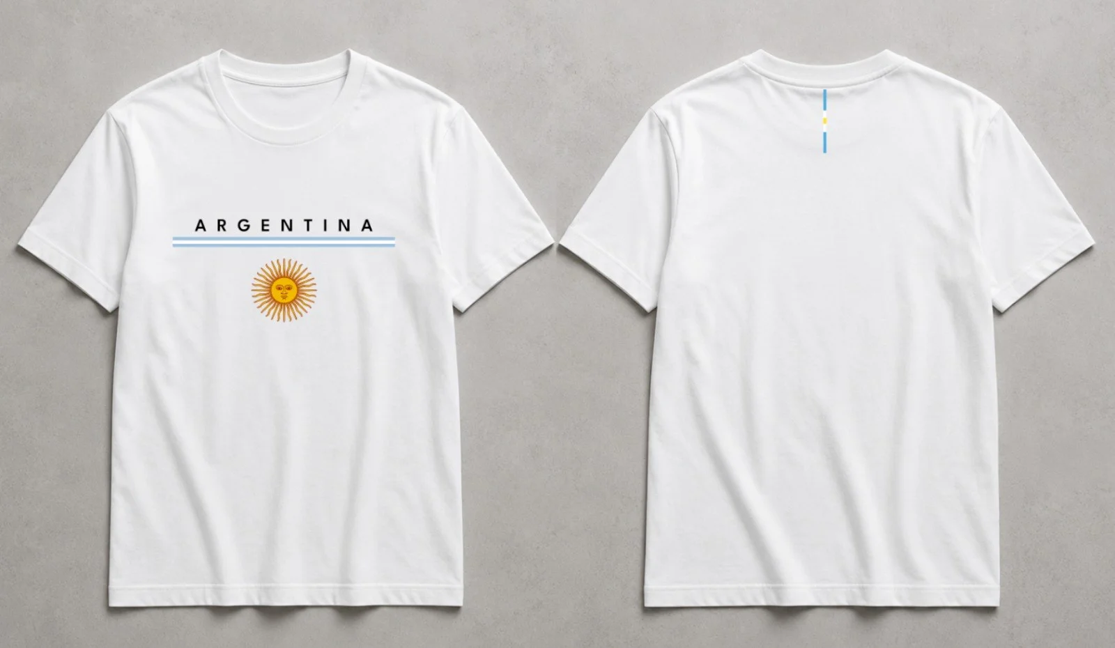 Remera Argentina algodón 3